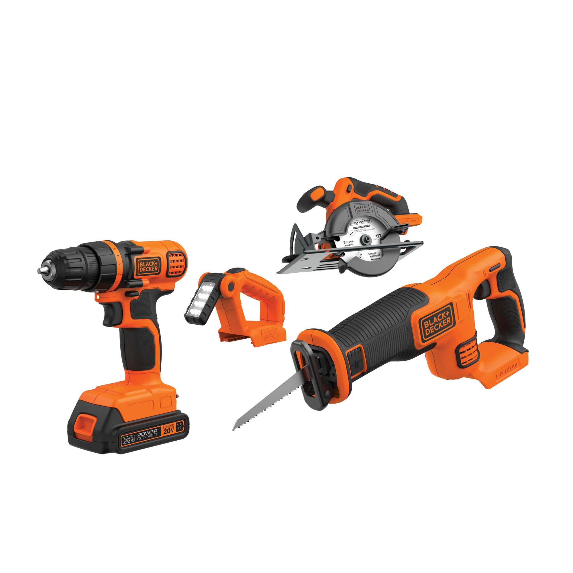 Black and decker drill and circular saw outlet combo