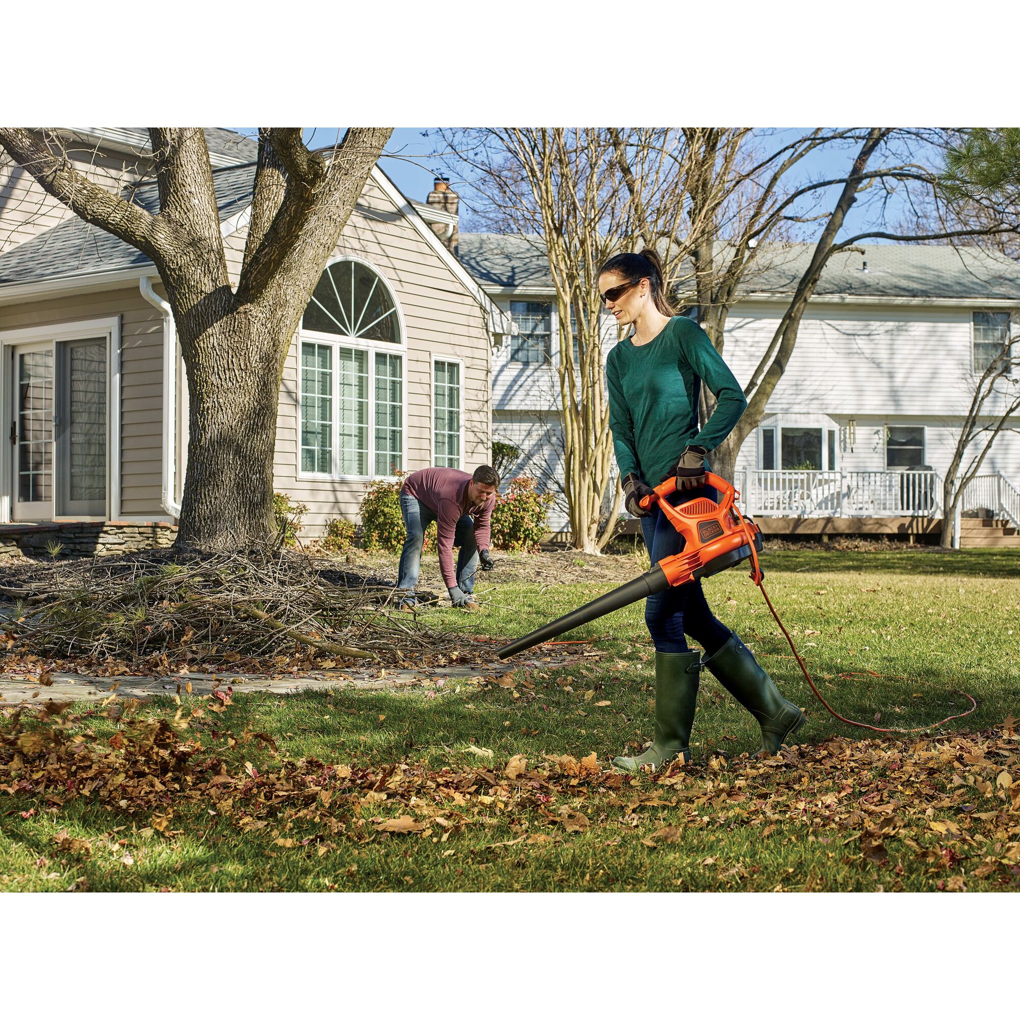 Black and decker leaf deals blower and mulcher