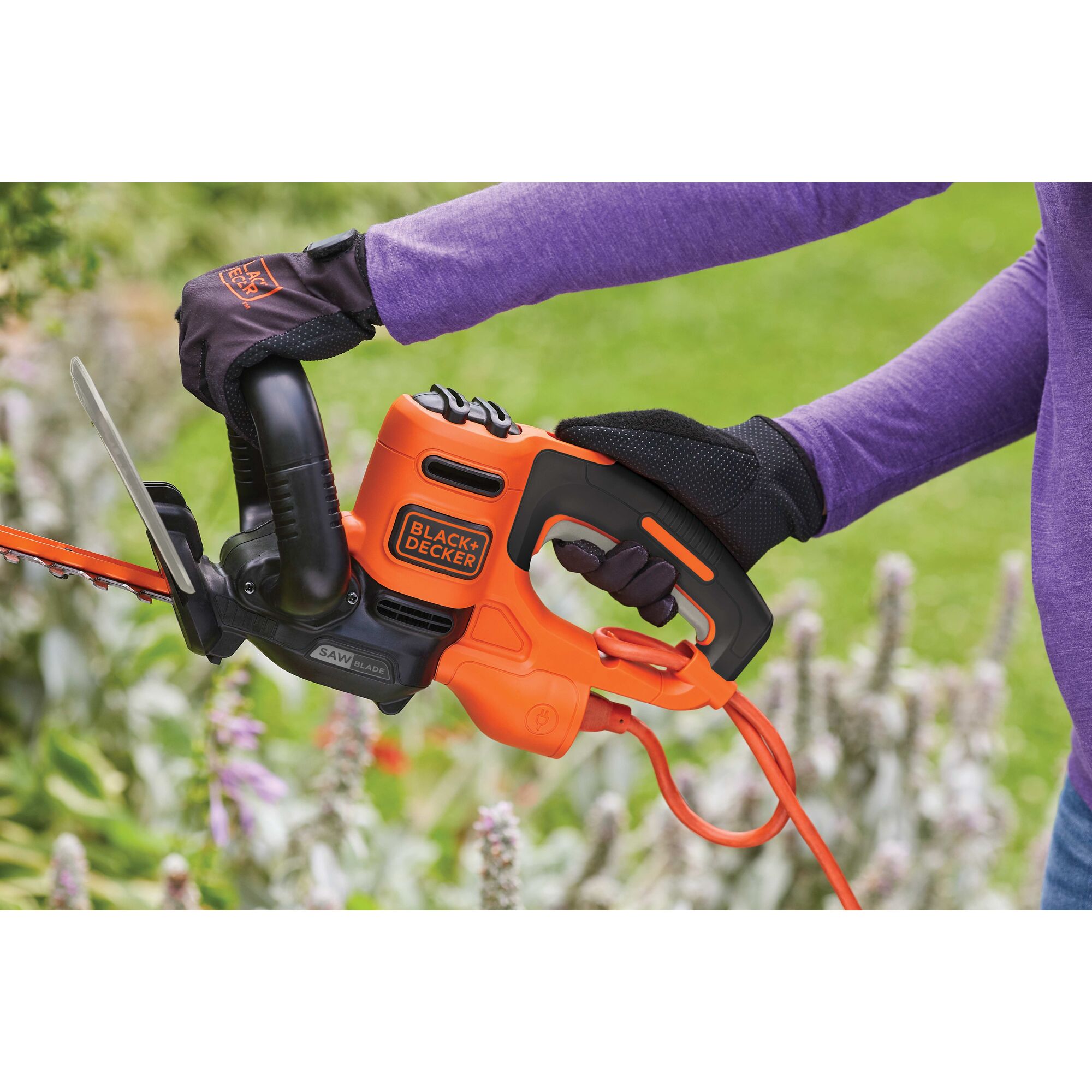 Black and decker 20 inch electric shop hedge trimmer