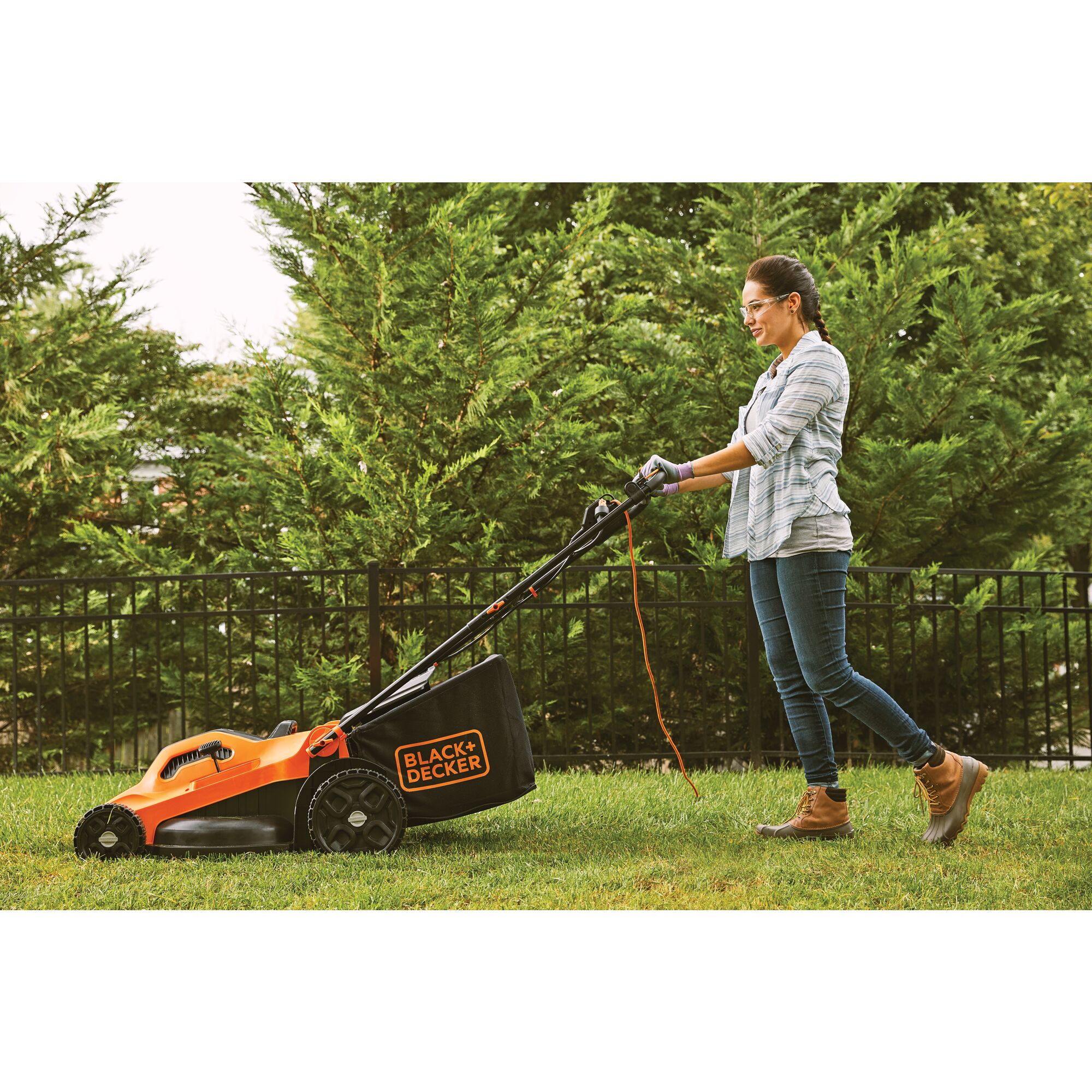 Compact electric on sale lawn mower