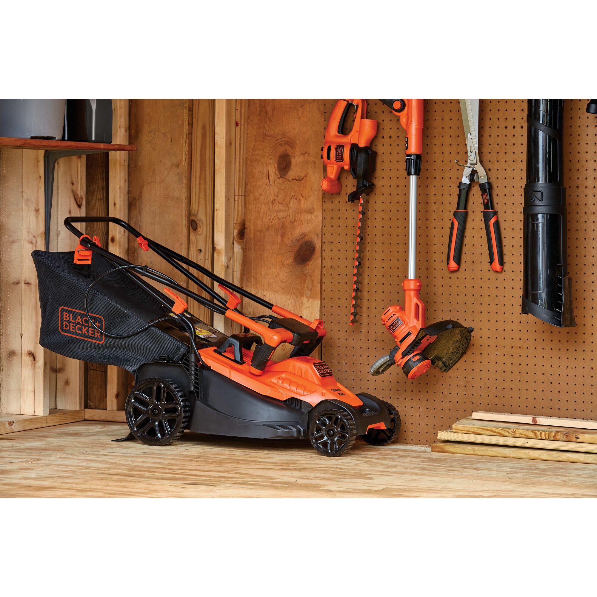 Black decker deals electric mower