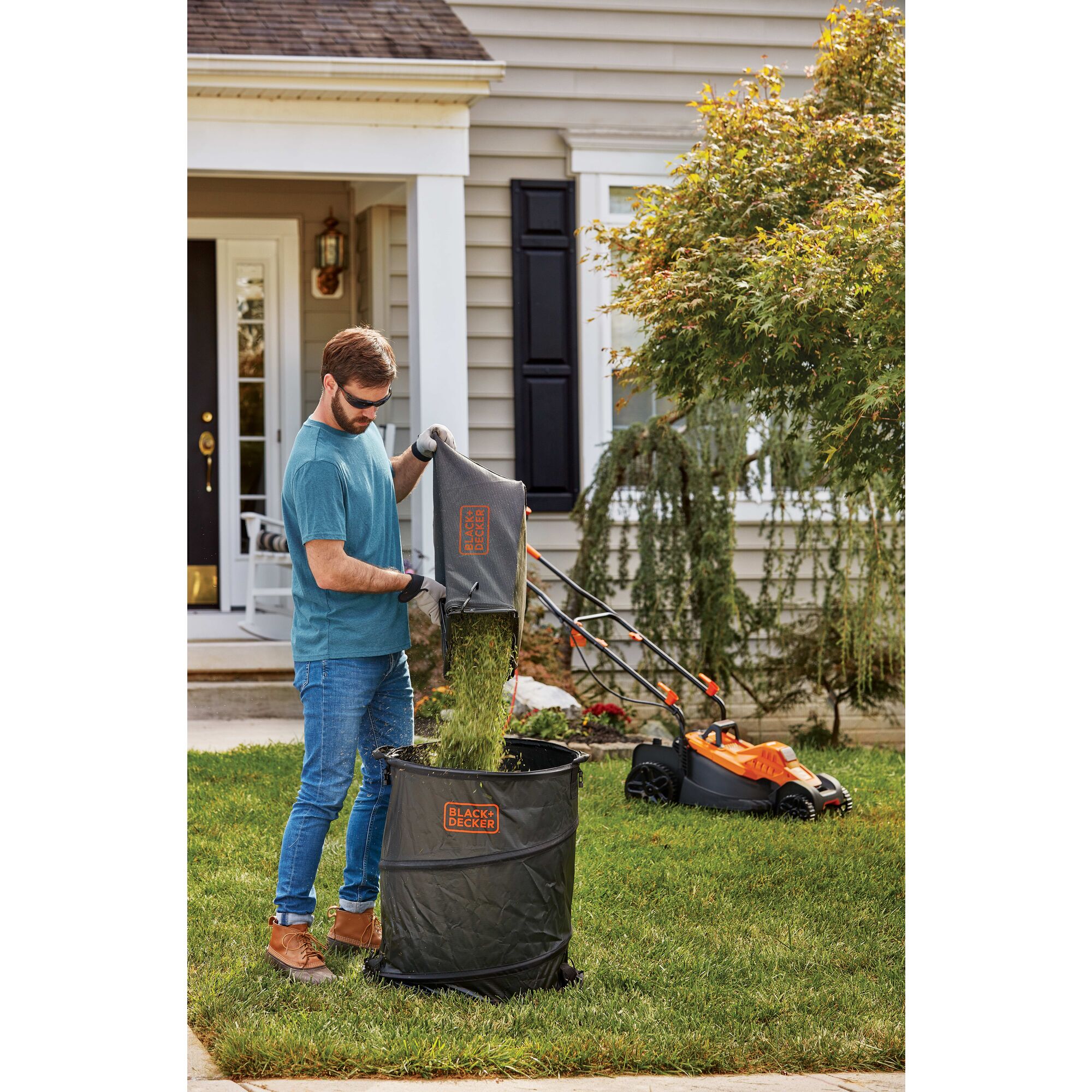 Black & decker electric deals lawn raker