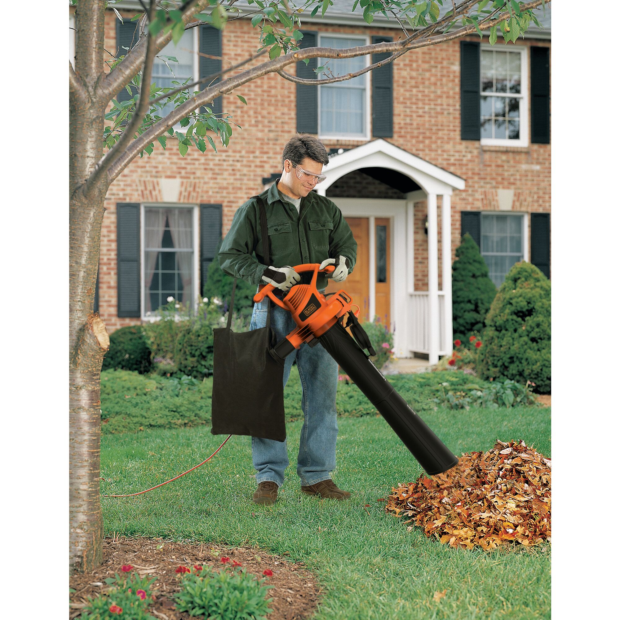 Black and decker leaf deals blower bag bv3100