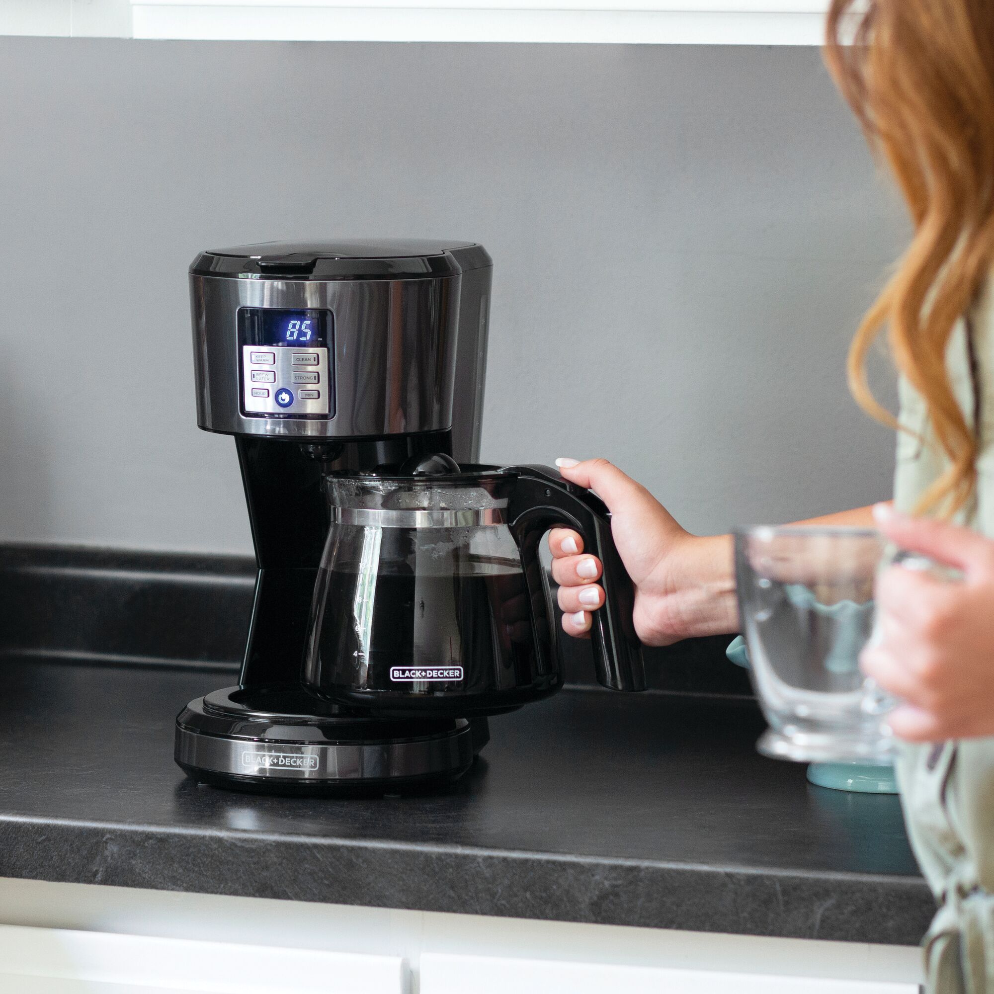 12 Cup Coffeemaker Programmable Exclusive VORTEX Technology