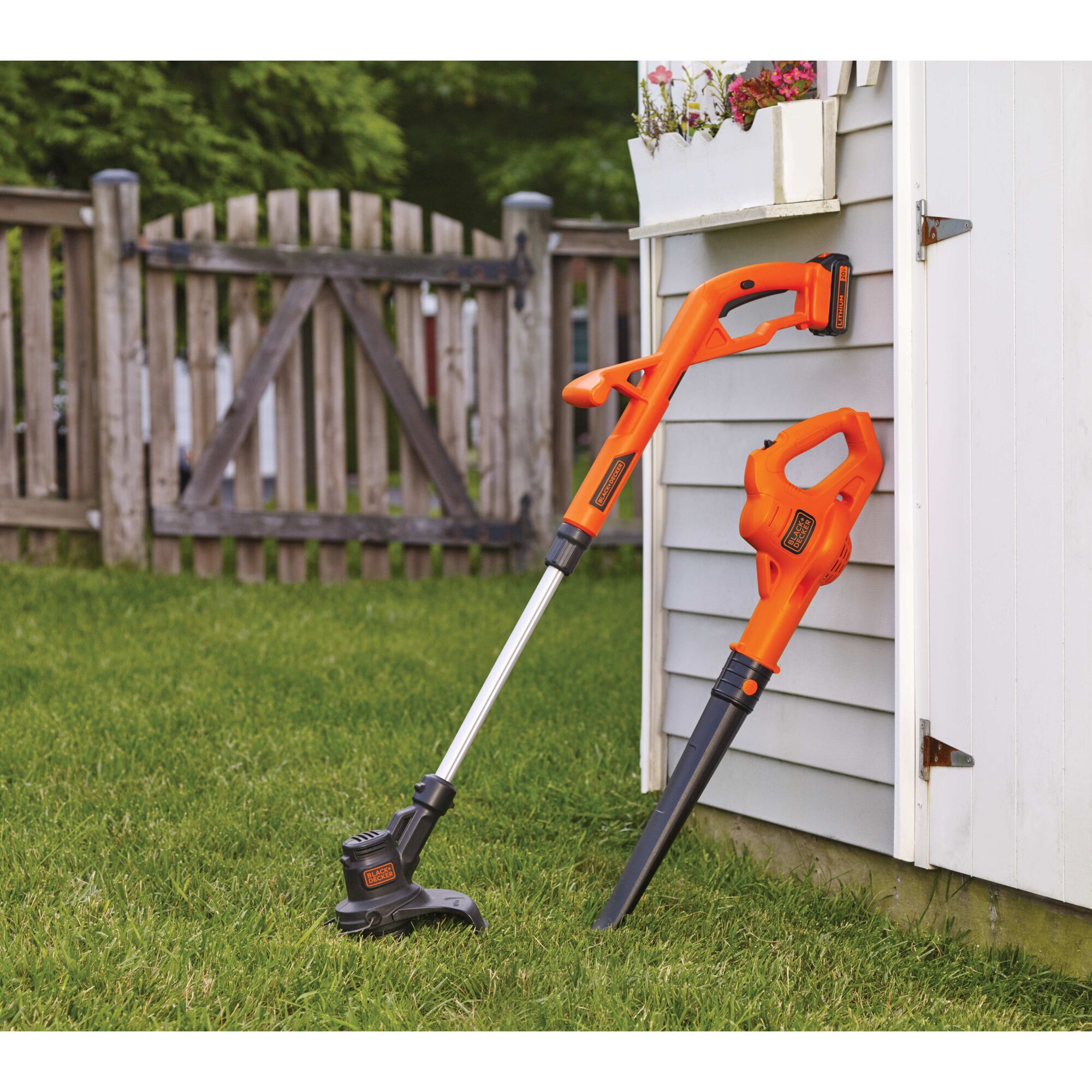 Weed eater and hedge best sale trimmer combo