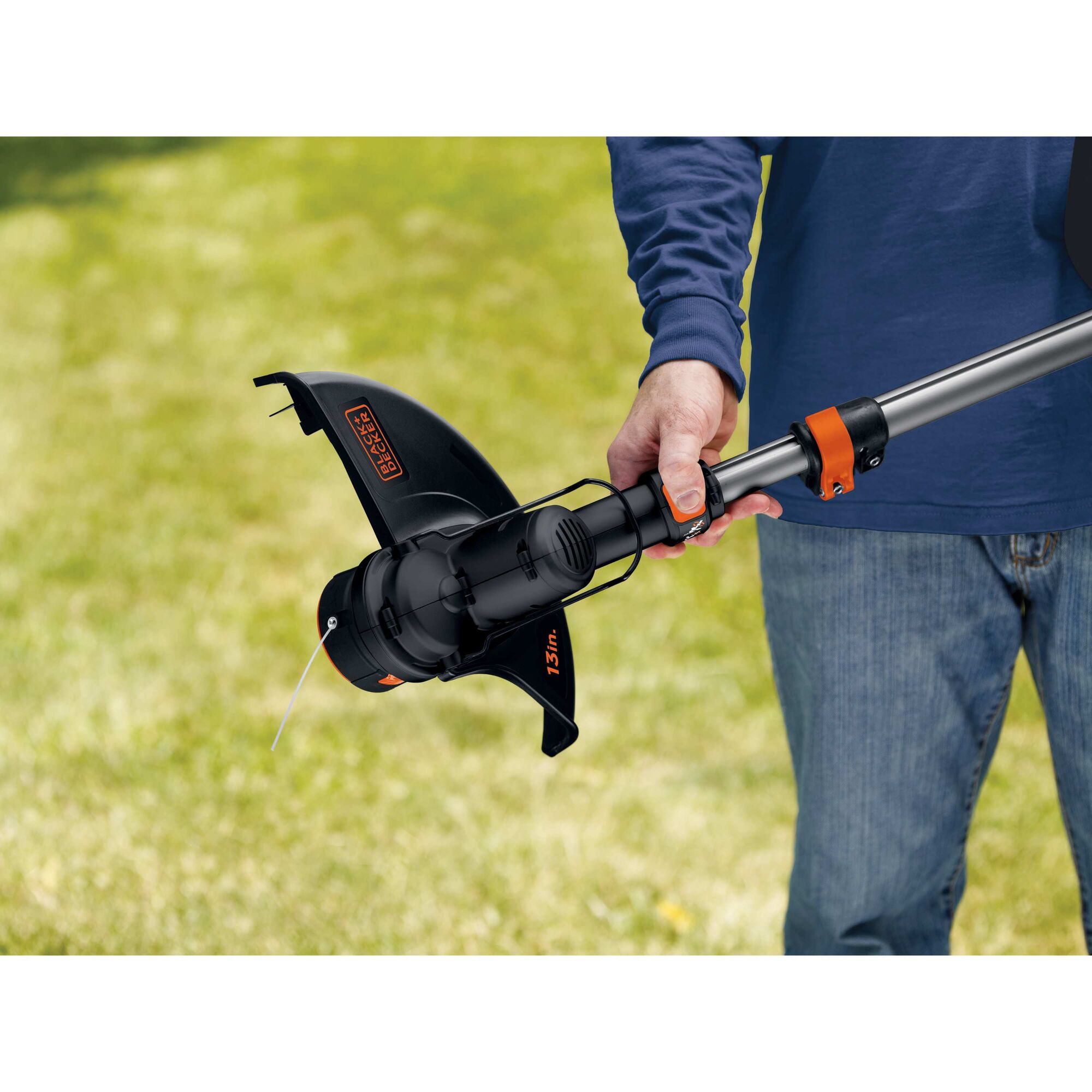 Black and decker battery operated weed wacker hot sale