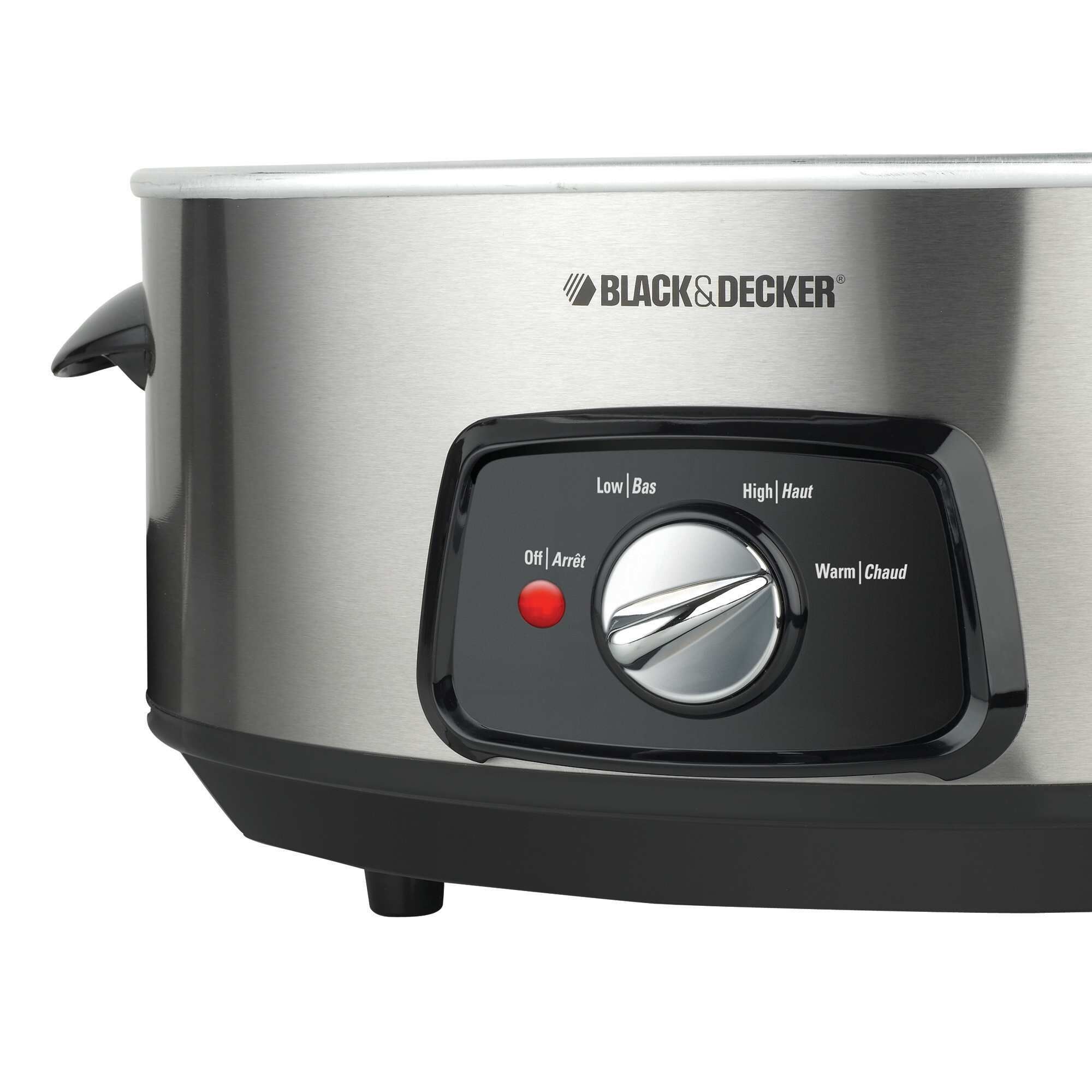 Black stainless steel online crock pot