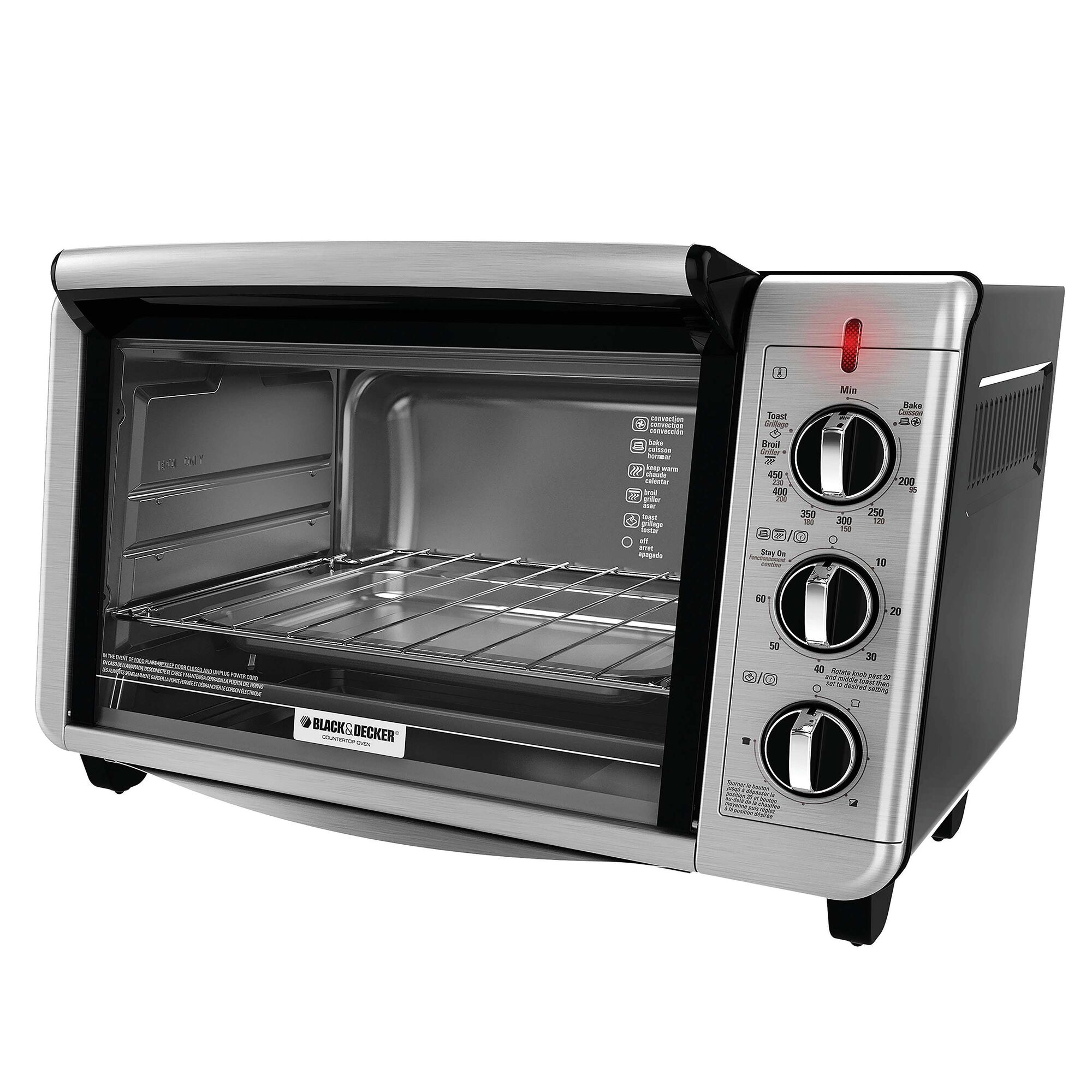 6 Slice Convection Countertop Toaster Oven BLACK DECKER