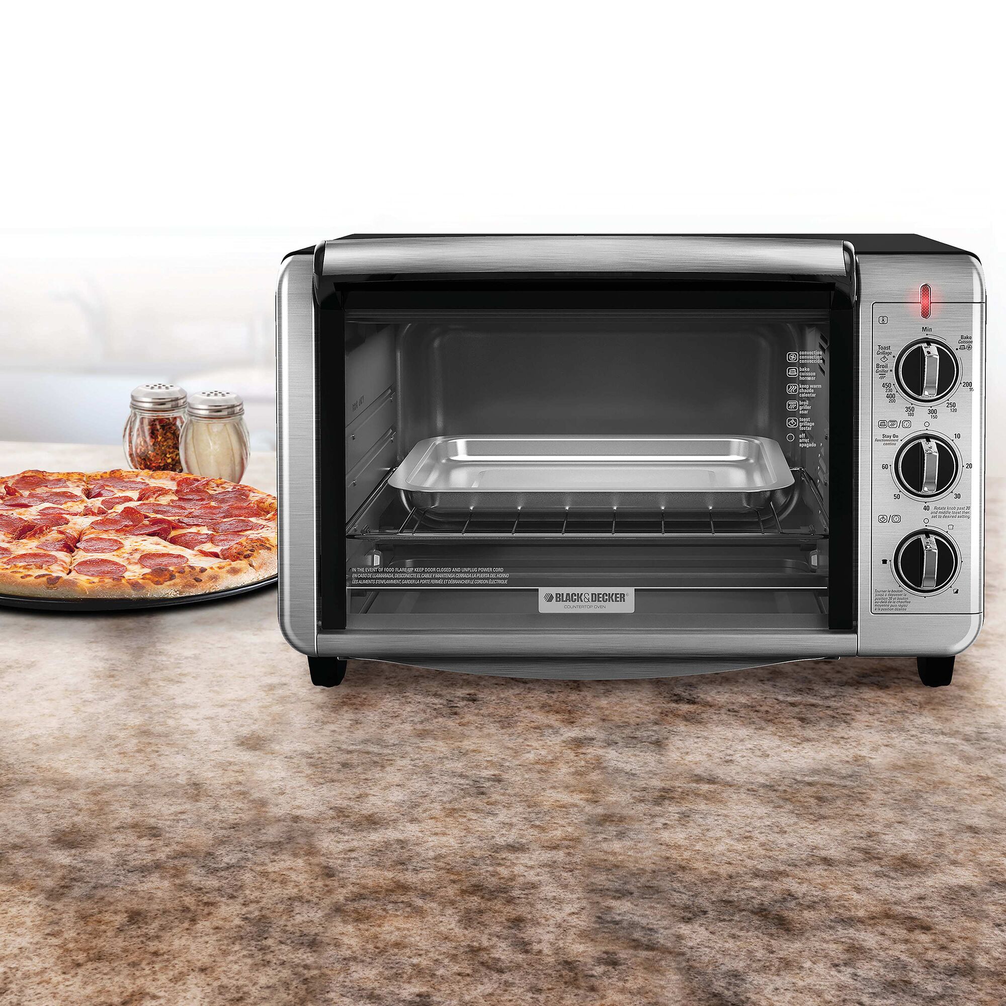 Black and decker 6 shop slice convection toaster oven