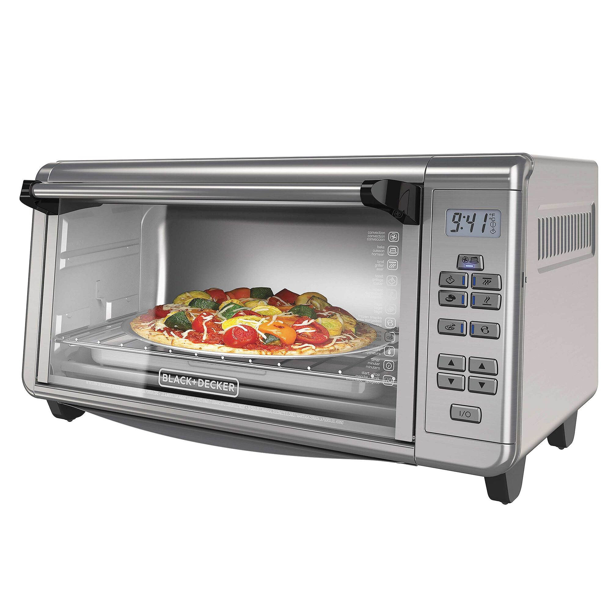 8 Slice Digital Extra Wide Convection Oven BLACK DECKER