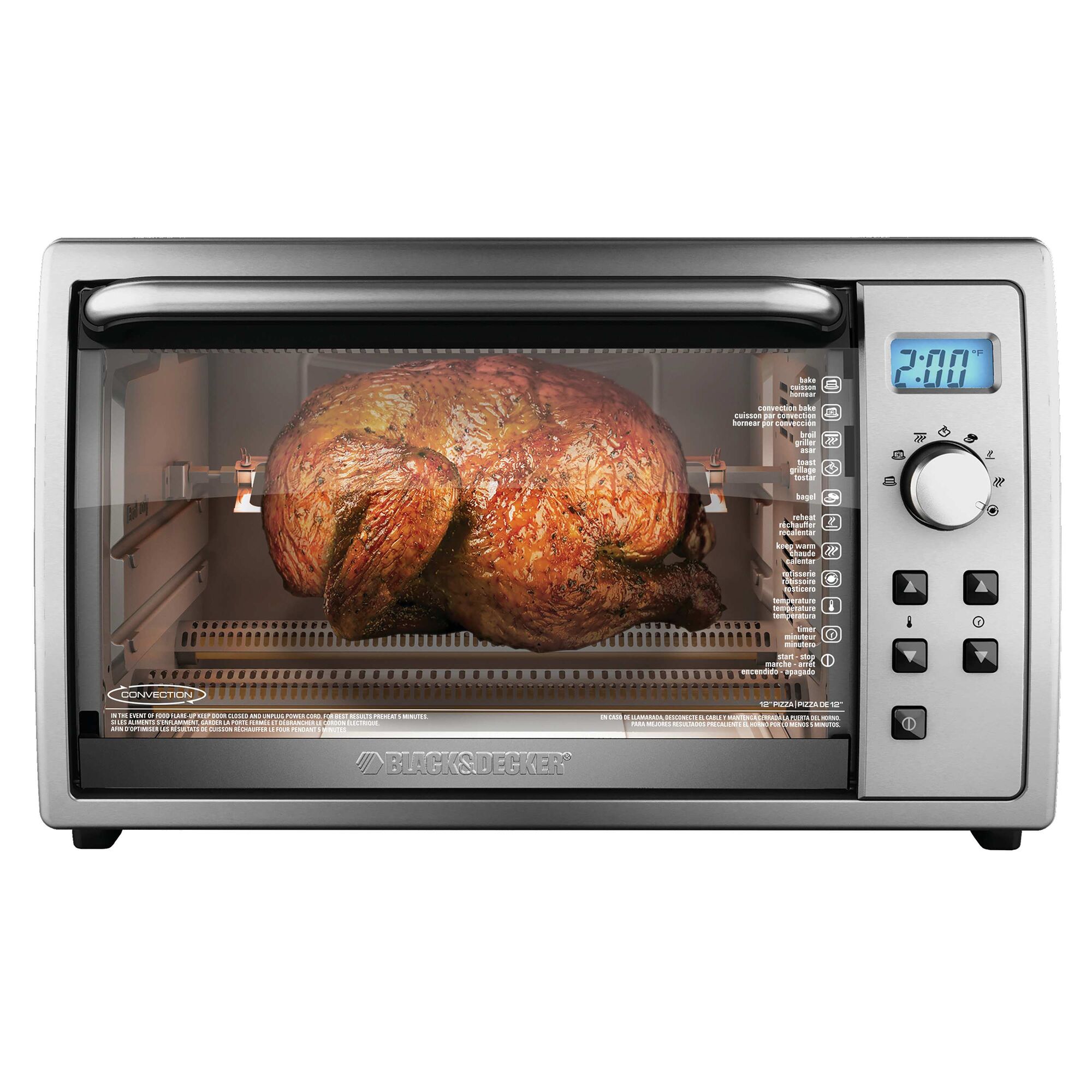 Black and decker 6 slice convection toaster oven sale